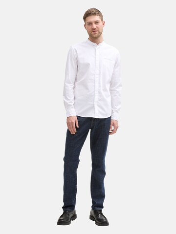 TOM TAILOR Regular fit Button Up Shirt in White