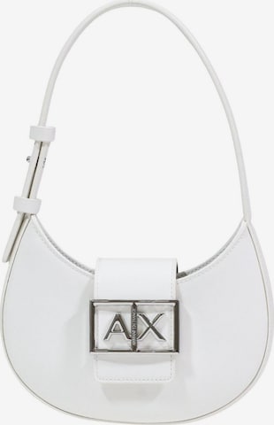 Borsa a spalla 'XW002566 AF12039' di ARMANI EXCHANGE in bianco: frontale