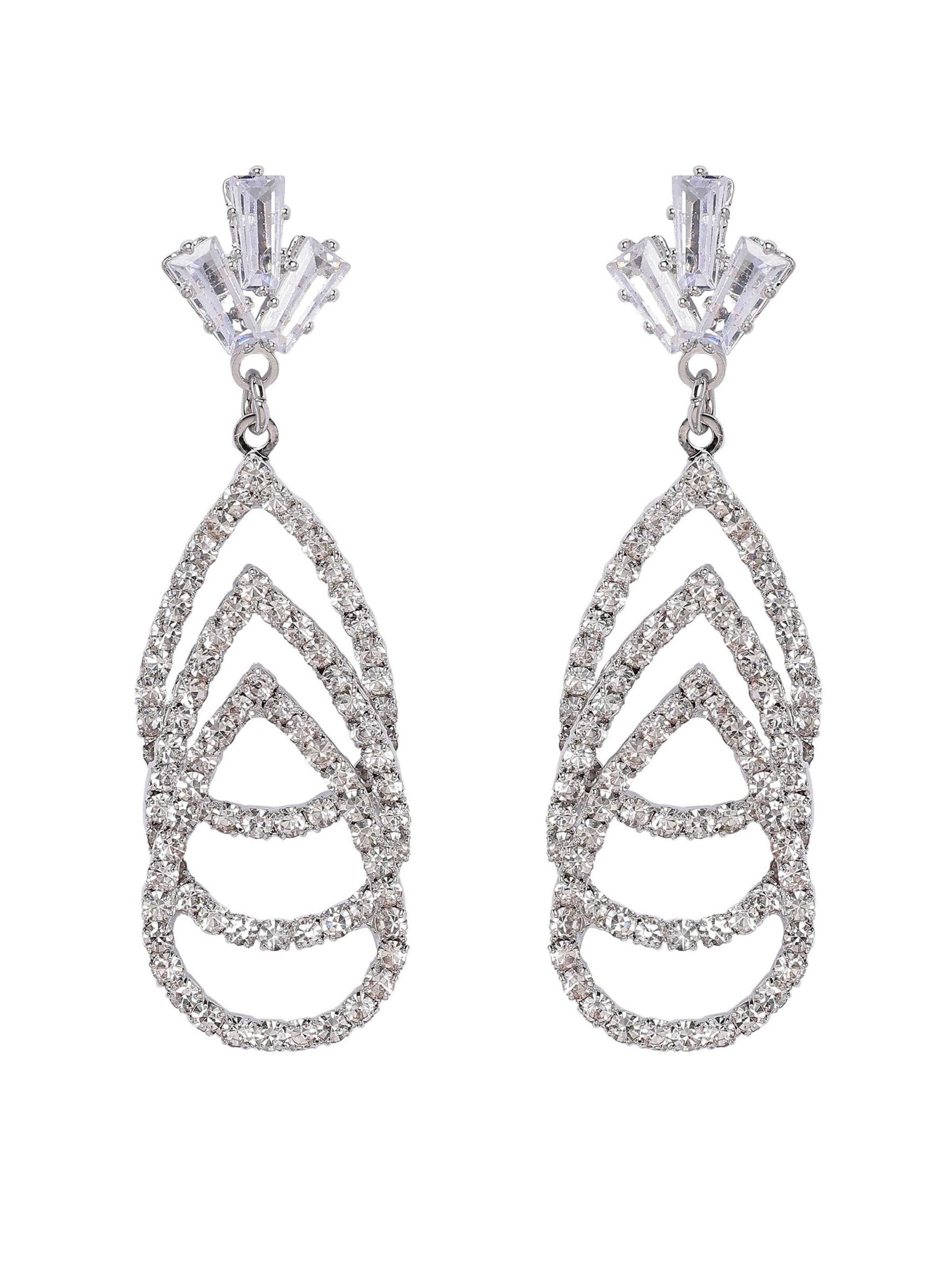 AVANT-GARDE PARIS Earrings 'Sabineta' in Silver: front