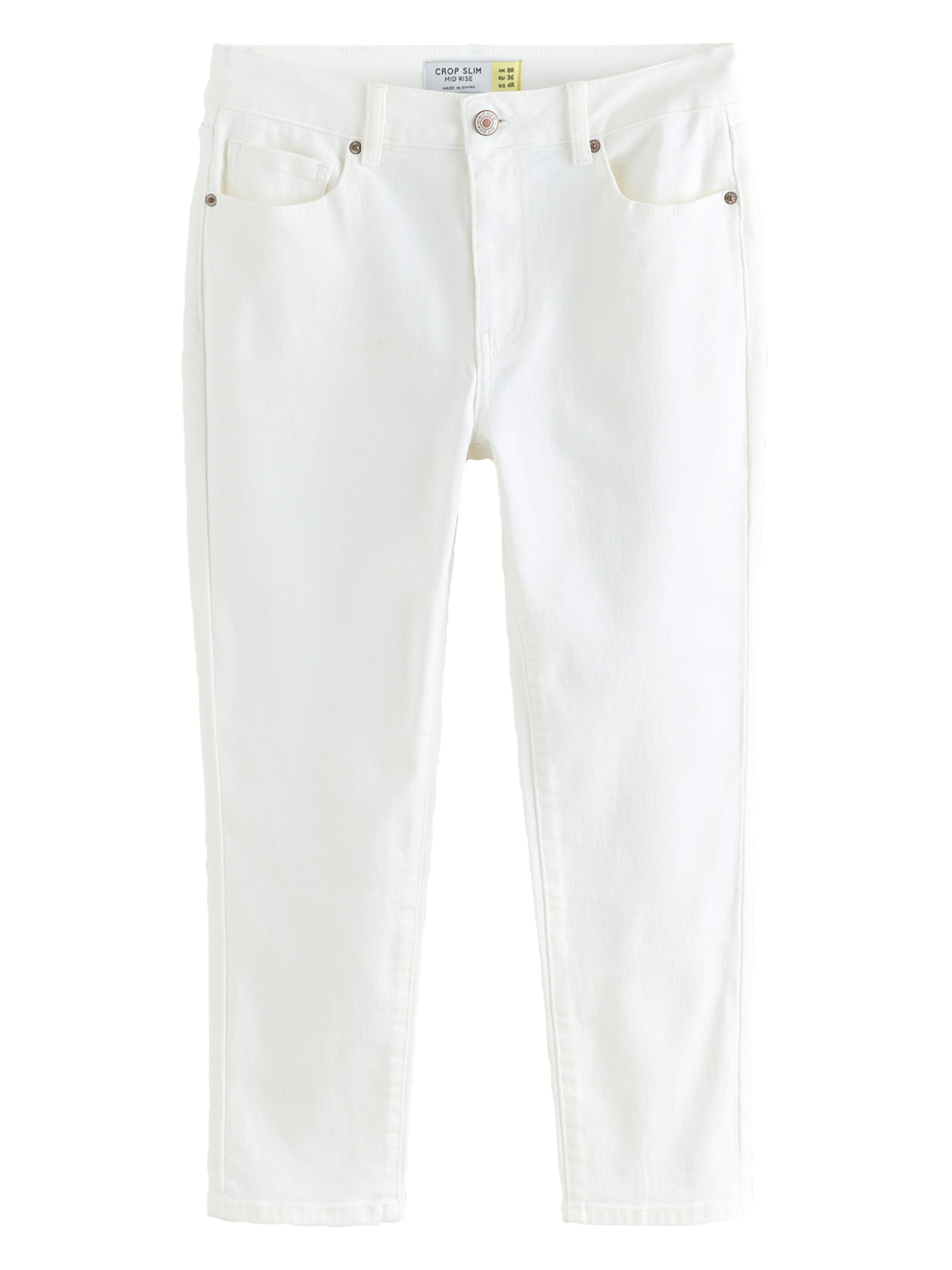 balta Next Standartinis Džinsai: priekis