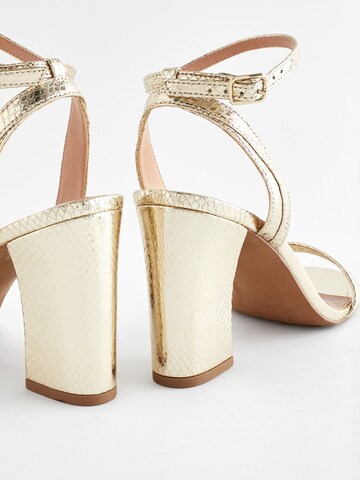 Sandalo con cinturino 'Forever Comfort' di Next in oro