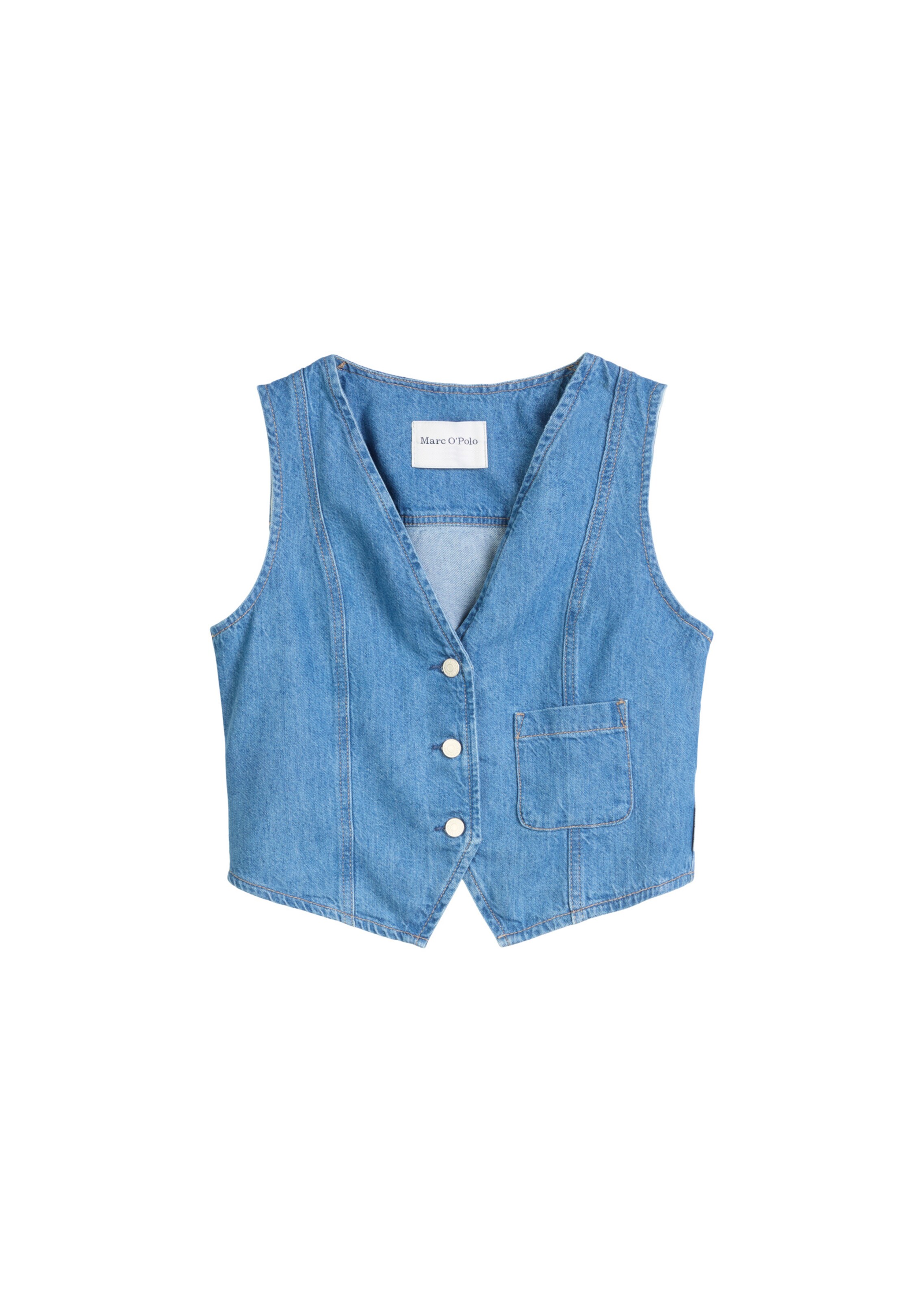 Marc O'Polo DENIM Vest in Blue: front