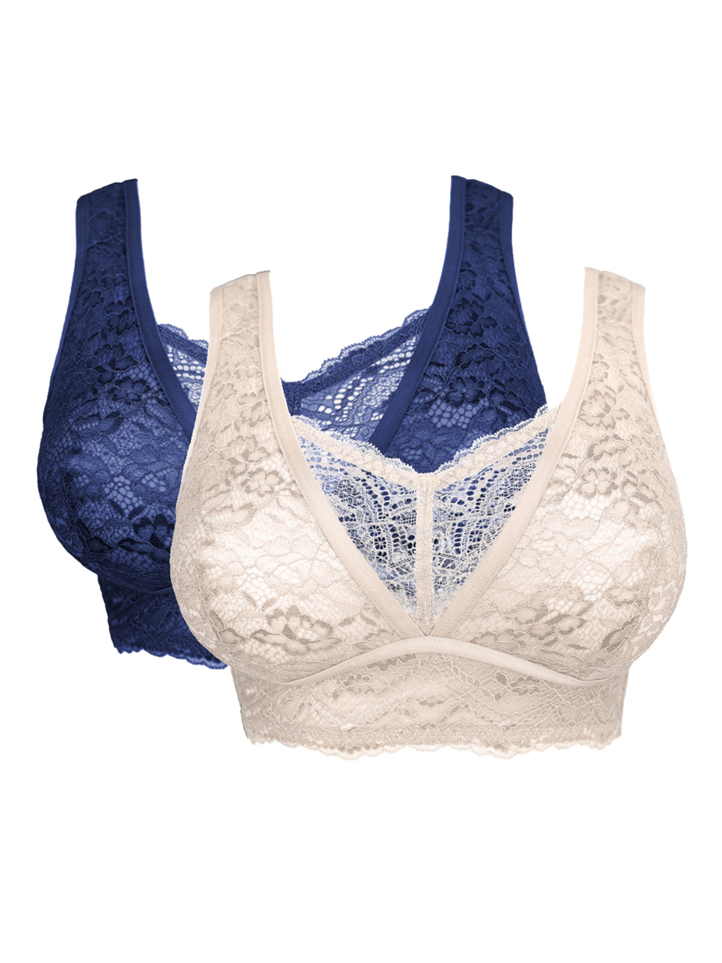 SugarShape Bustier BH 'ELIANA' i blå: forside