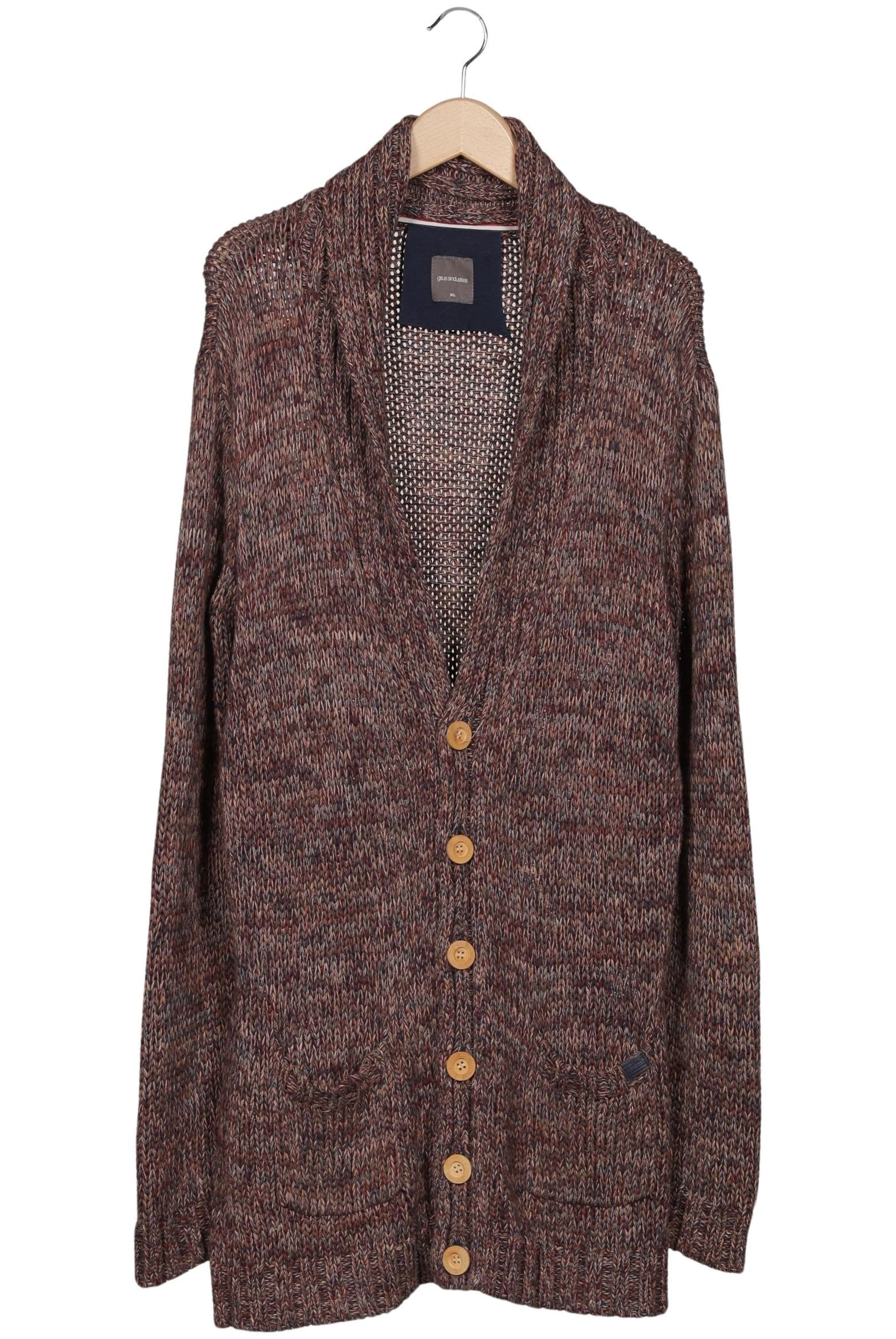 gsus Strickjacke XL in Braun: Vorderseite