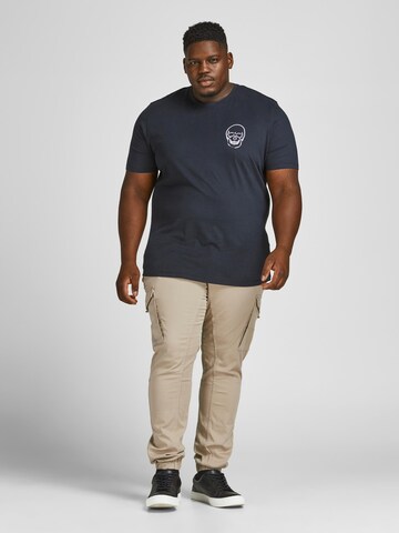 Jack & Jones Plus Tapered Παντελόνι cargo 'Paul' σε μπεζ