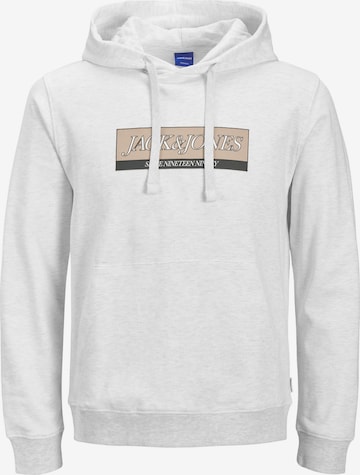JACK & JONES Свитшот 'JORINWOOD' в Белый: спереди