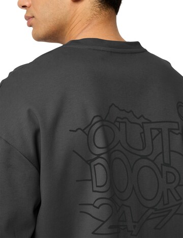 VAUDE Sports sweatshirt 'Najun' in Grey