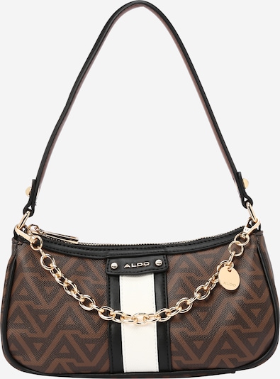 ALDO Shoulder bag 'DIONNE' in Brown / Dark brown / Gold / White, Item view