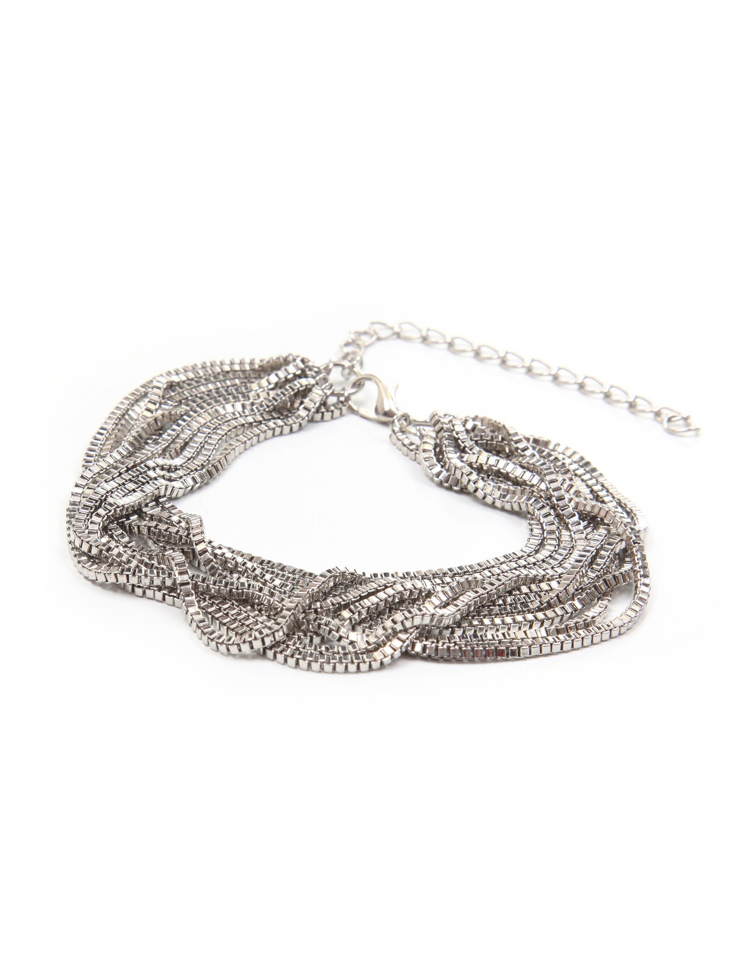 COLLEZIONE ALESSANDRO Armband 'Braciale'‌‌‌ in Silber: Vorderseite