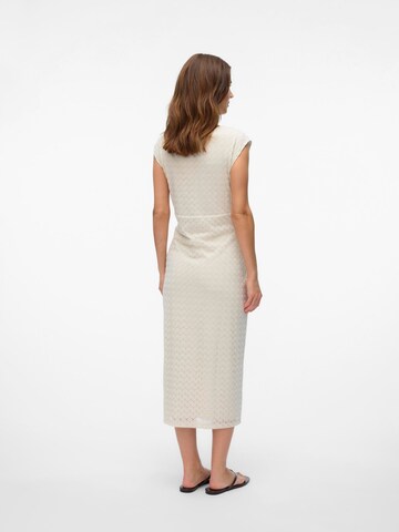 Vero Moda Maternity Dress 'VMMDEVELYN' in Beige