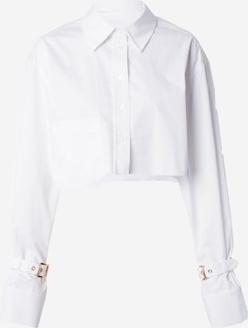 Hoermanseder x About You - Blusa 'Bryna' en blanco: frente