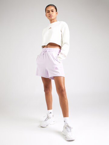 ADIDAS SPORTSWEAR regular Παντελόνι φόρμας 'Essentials' σε λιλά