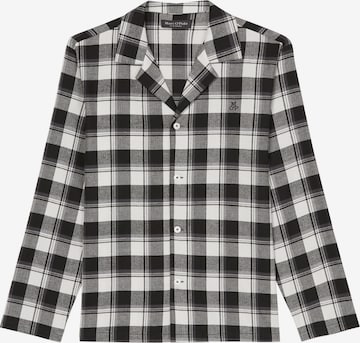 T-Shirt 'Homey Flanell' Marc O'Polo en noir : devant