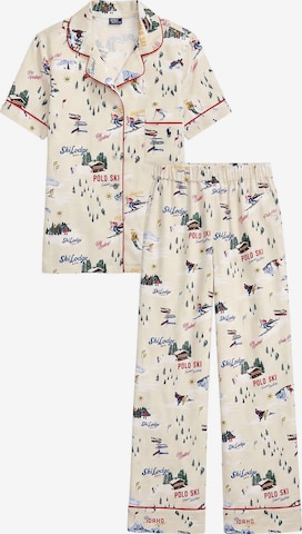 Polo Ralph Lauren Pyjama ' Madison - Cozy Flannel ' in Gemengde kleuren: voorkant