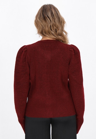 faina Knit cardigan in Red