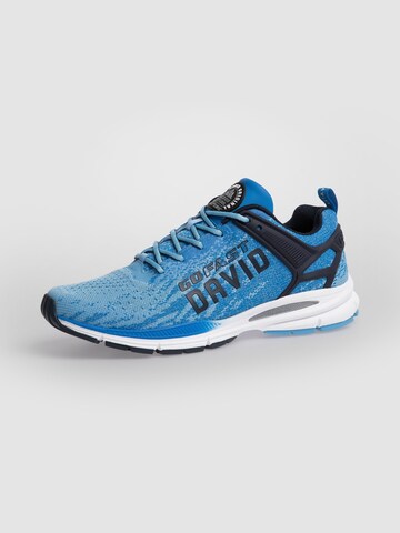 CAMP DAVID Leichter Sneaker im Strick-Design in Blau