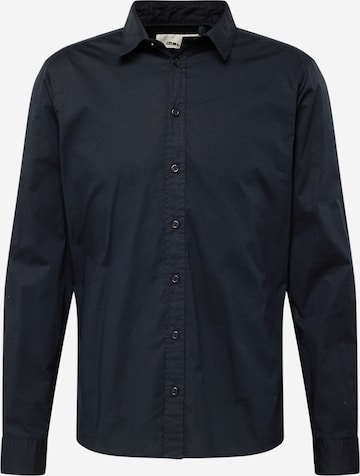 BLEND Regular fit Button Up Shirt in Black: front