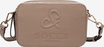 Soccx Crossbody Bag in Beige: front