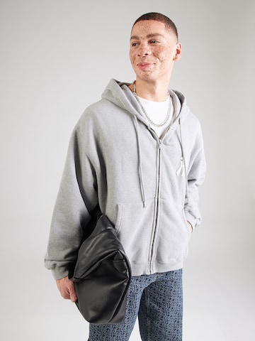 AMBUSH Bluza rozpinana w kolorze szary: przód