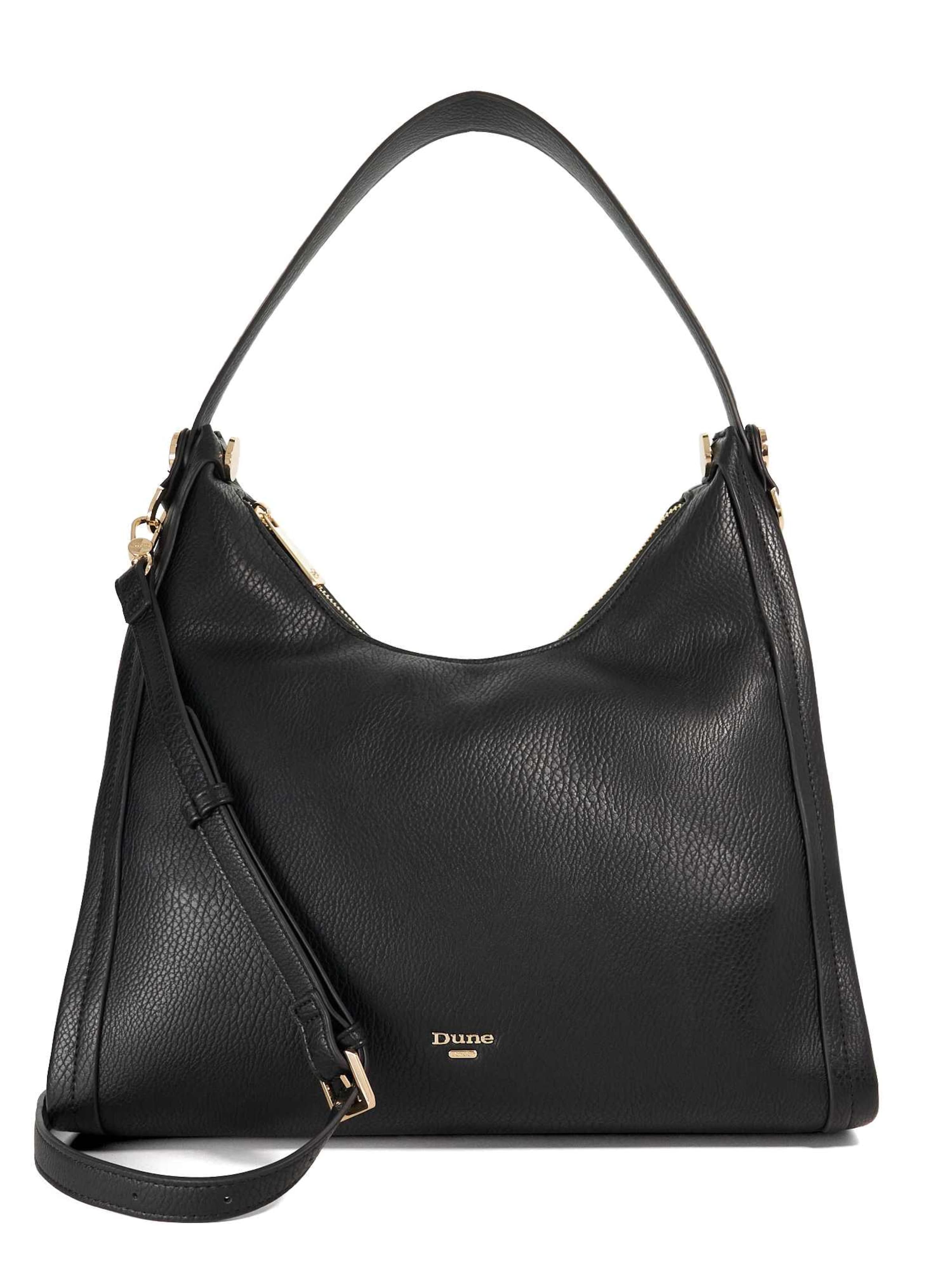 Dune LONDON Schultertasche 'Declared' in gold / schwarz, Produktansicht