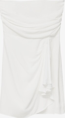 Robe d’été Pull&Bear en blanc : devant