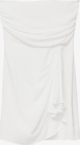 Robe d’été Pull&Bear en blanc : devant