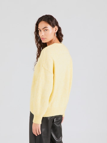 BOSS Orange Sweater 'Fondy' in Yellow