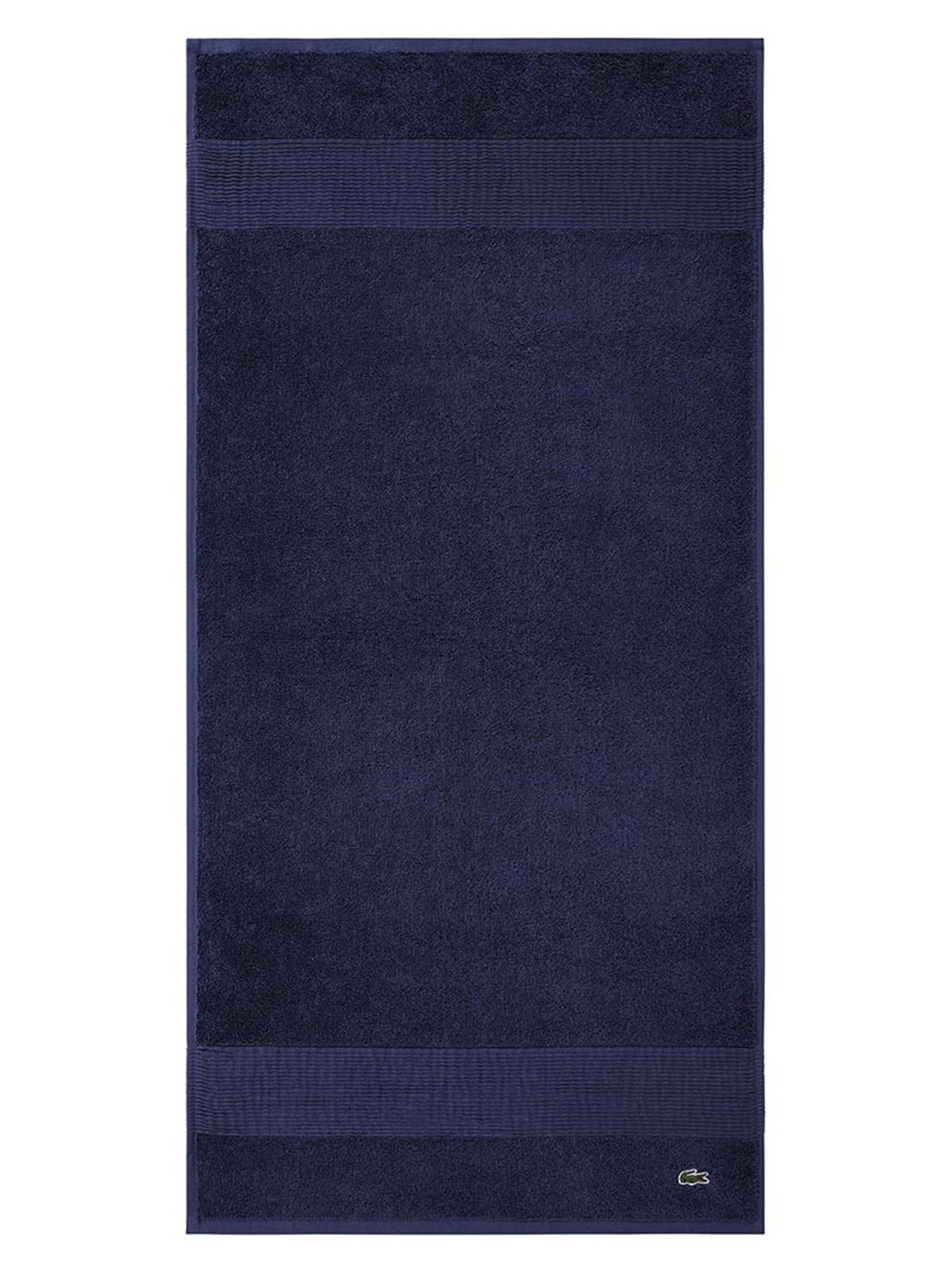 LACOSTE Handtuch 'LLECROCO'‌ in Blau: Vorderseite