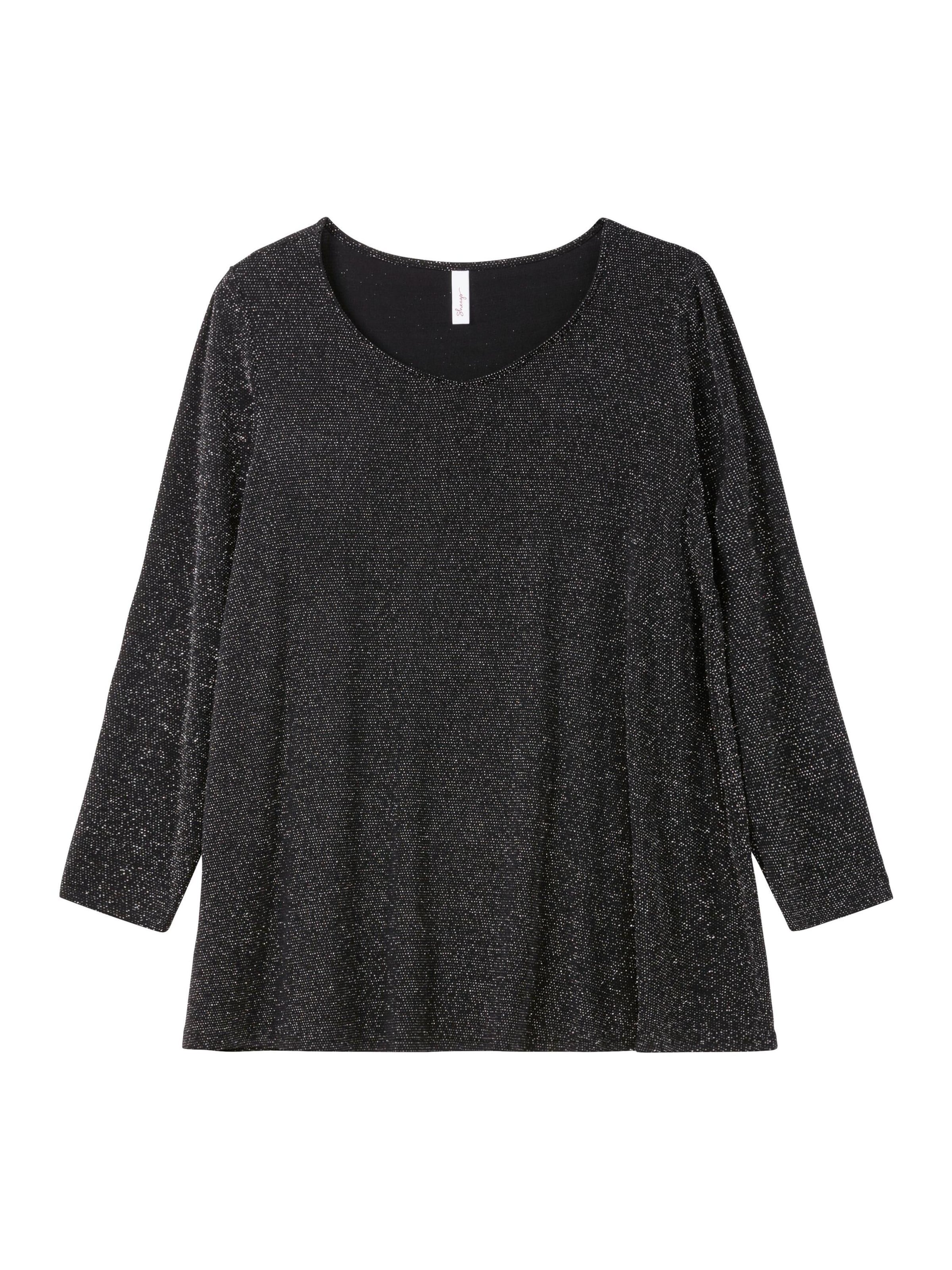 SHEEGO Shirt in schwarz, Produktansicht