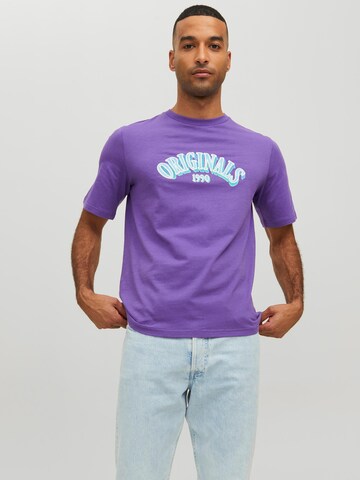 JACK & JONES Shirt 'Euphori' in Purple: front