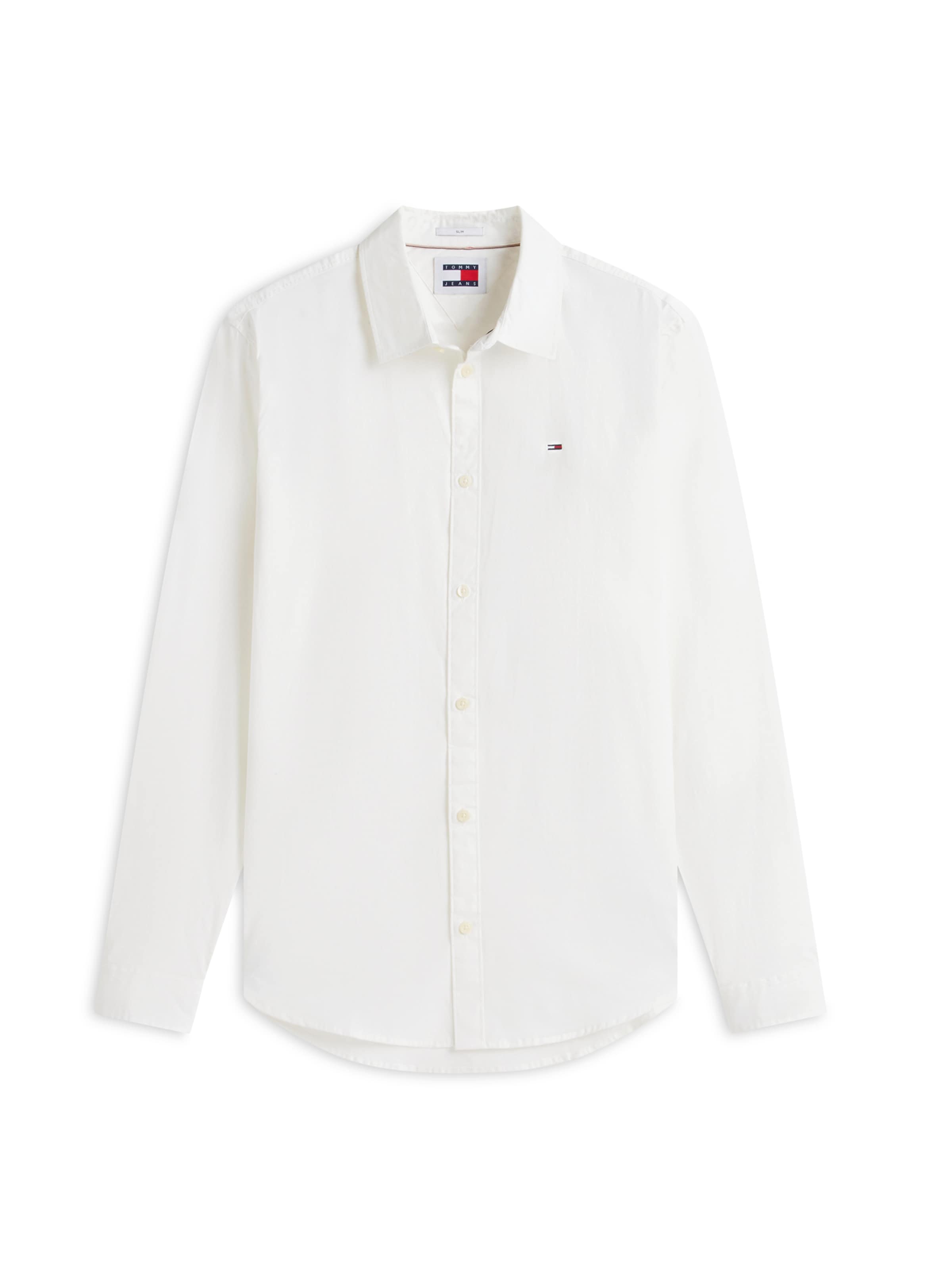 Slim fit Camicia di Tommy Jeans in bianco: frontale