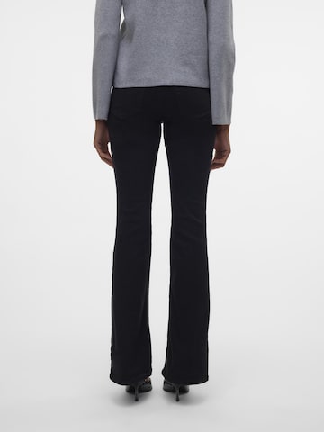 VERO MODA Flared Jeans 'SIGI' in Zwart