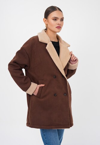 FRESHLIONS Between-seasons coat 'Nevara' in Brown
