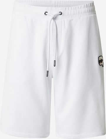 regular Pantaloni di Karl Lagerfeld in bianco: frontale