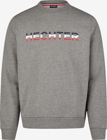 Sweat-shirt HECHTER PARIS en gris : devant