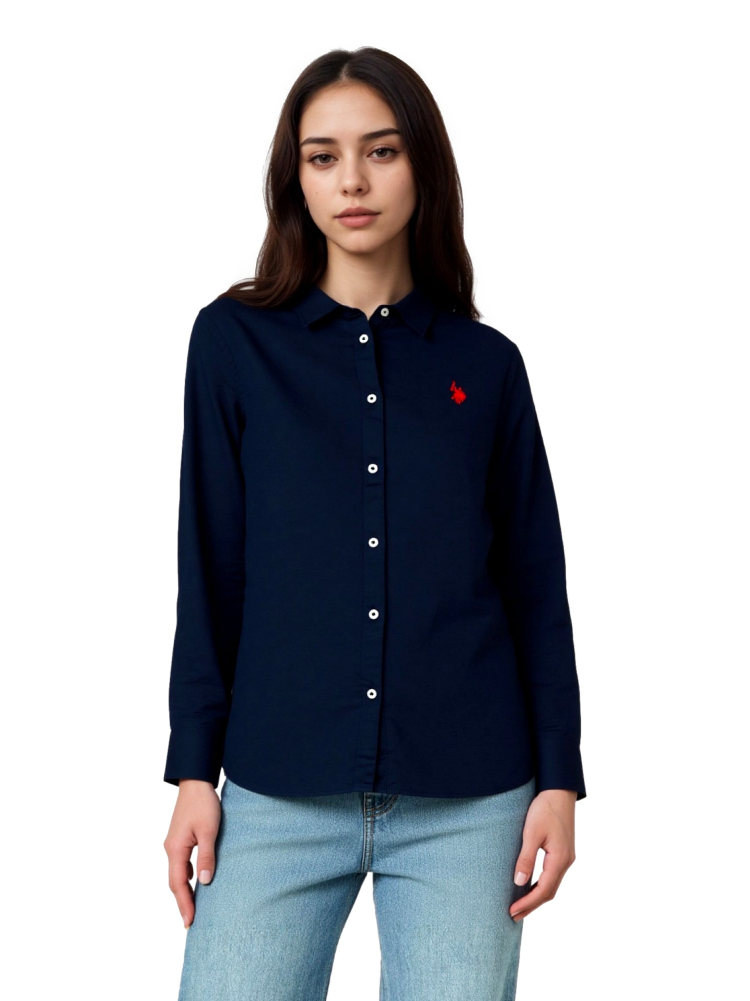 U.S. POLO ASSN. Bluse i blå: forside