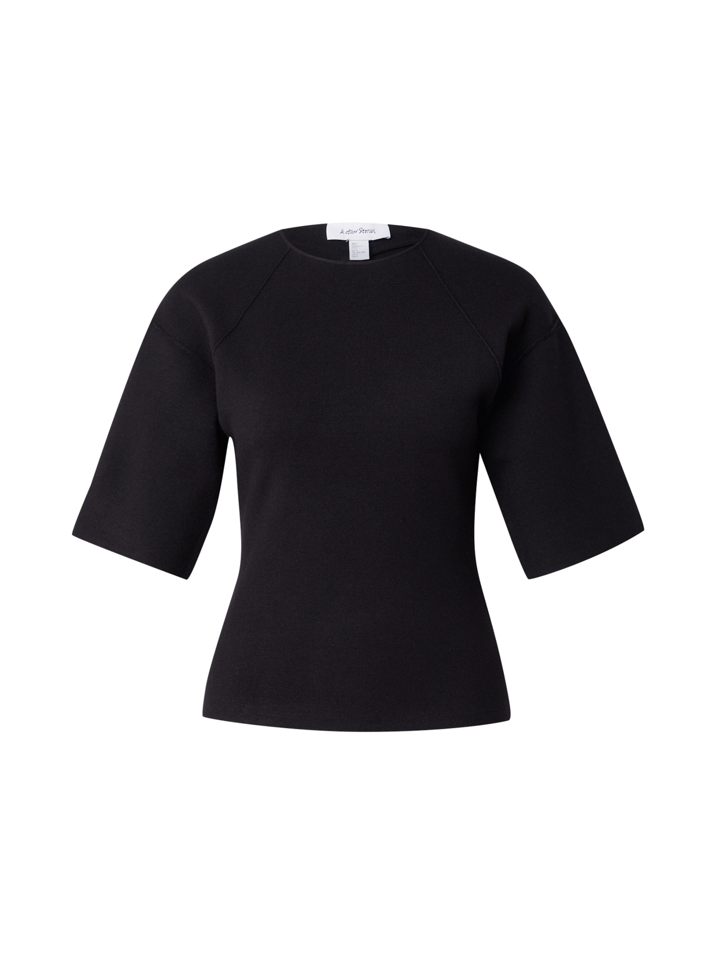 & Other Stories Πουλόβερ σε μαύρο: μπροστά