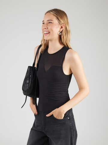 ONLY Top 'ONLLIVE LOVE' in Black: front