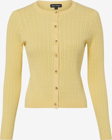 Franco Callegari Strickjacke in Gelb: Vorderseite