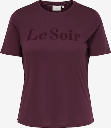 T-shirt 'CARLEON' ONLY Carmakoma en violet : devant