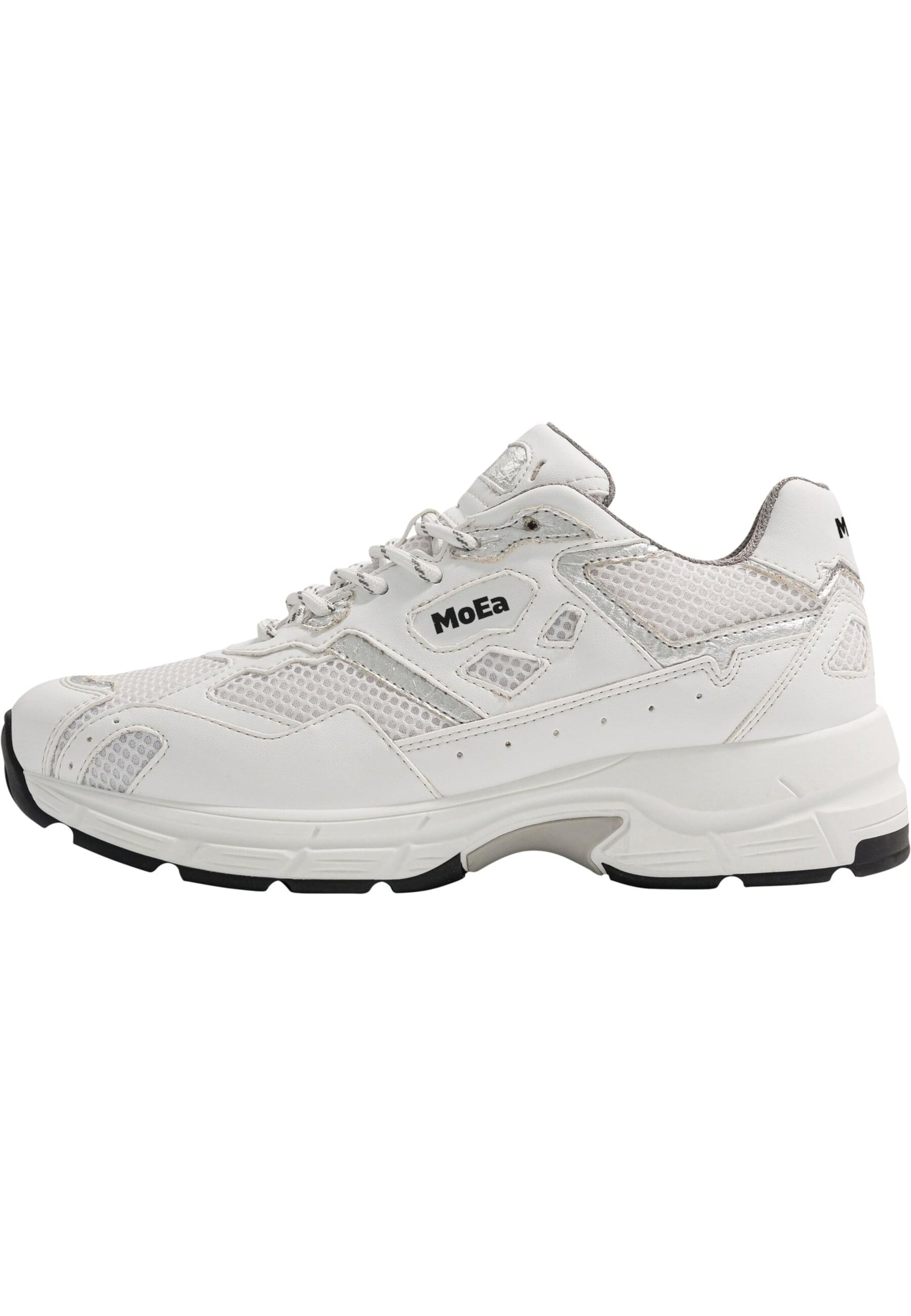 Sneaker bassa 'Gen8' di MoEa in bianco: frontale