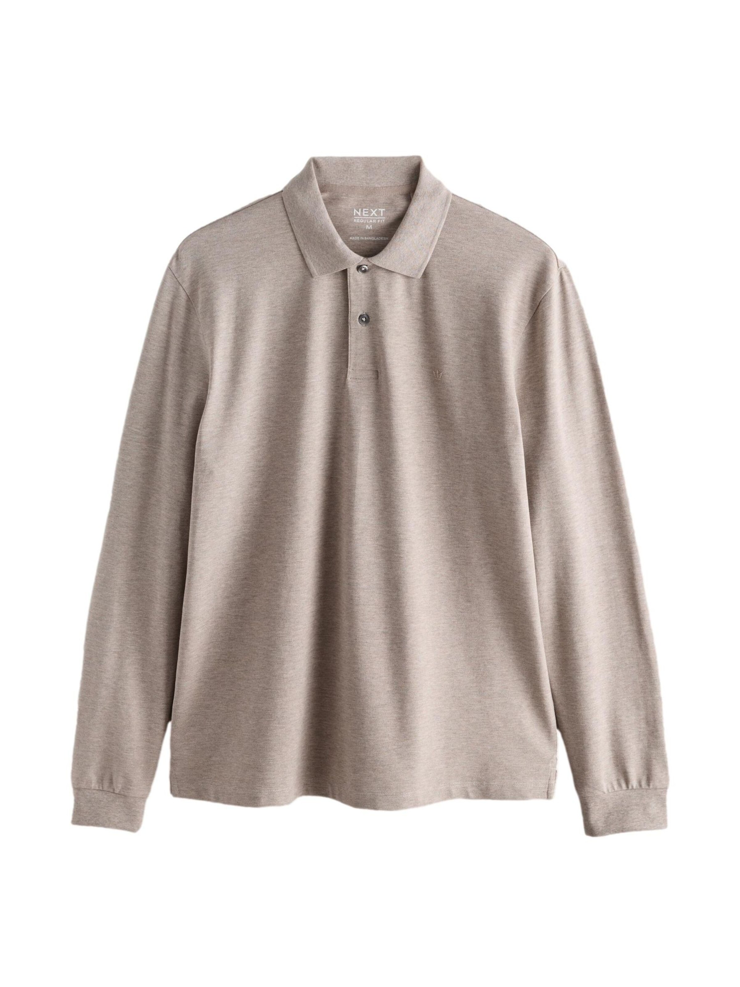 Next Shirt in Beige: voorkant