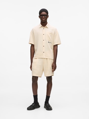 Regular Pantalon à pince KARL LAGERFELD JEANS en beige