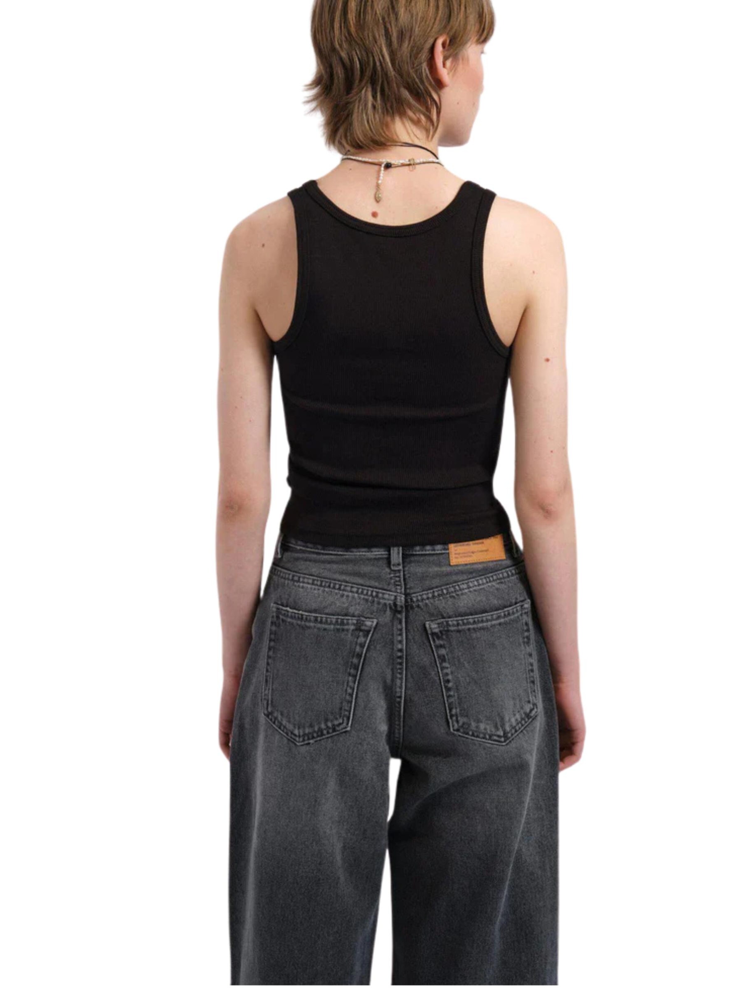 Dr. Denim Top‌‌‌‌‌‌‌‌ in Schwarz