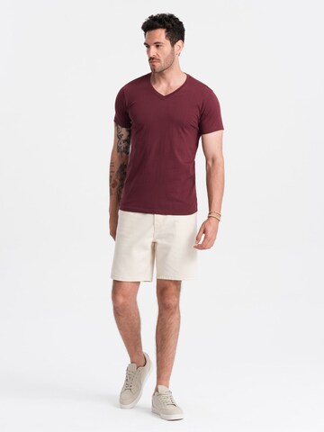 Ombre Shirt 'OM-TSBS-0145' in Red