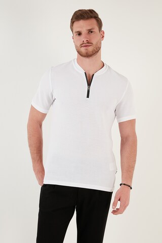 T-Shirt Buratti en blanc : devant