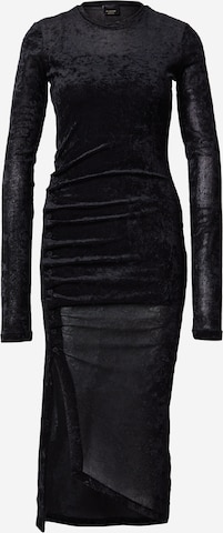 PINKOHaljina 'ALVA' - crna boja: prednji dio