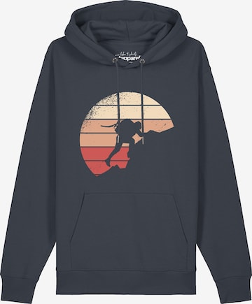Felpa 'Mountain Climbing' di Watapparel in grigio: frontale