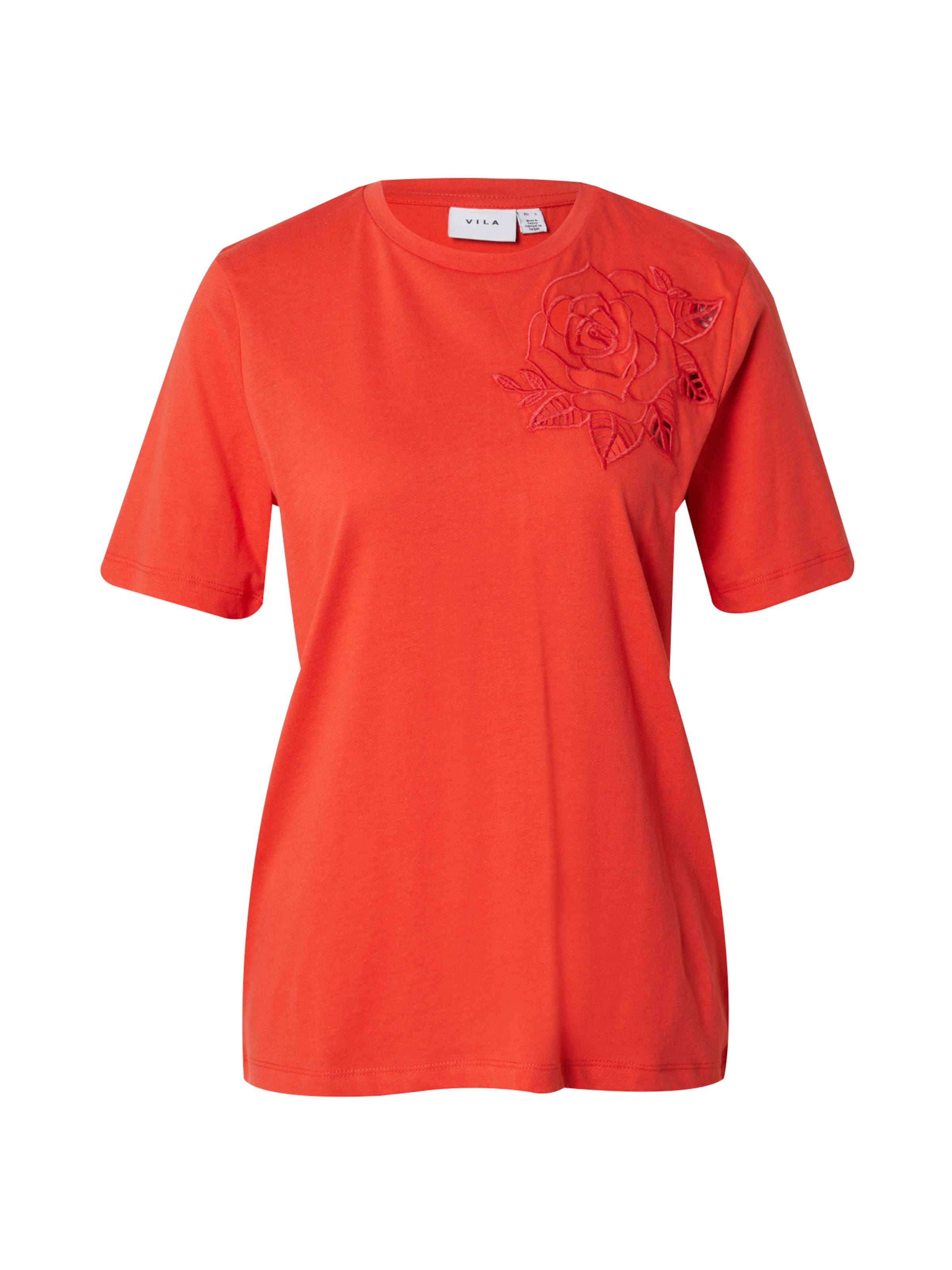 T-shirt 'VIKRUNA' VILA en rouge : devant