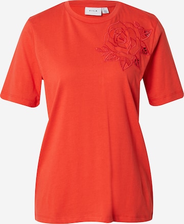 VILA T-Shirt 'VIKRUNA' in Rot: Vorderseite